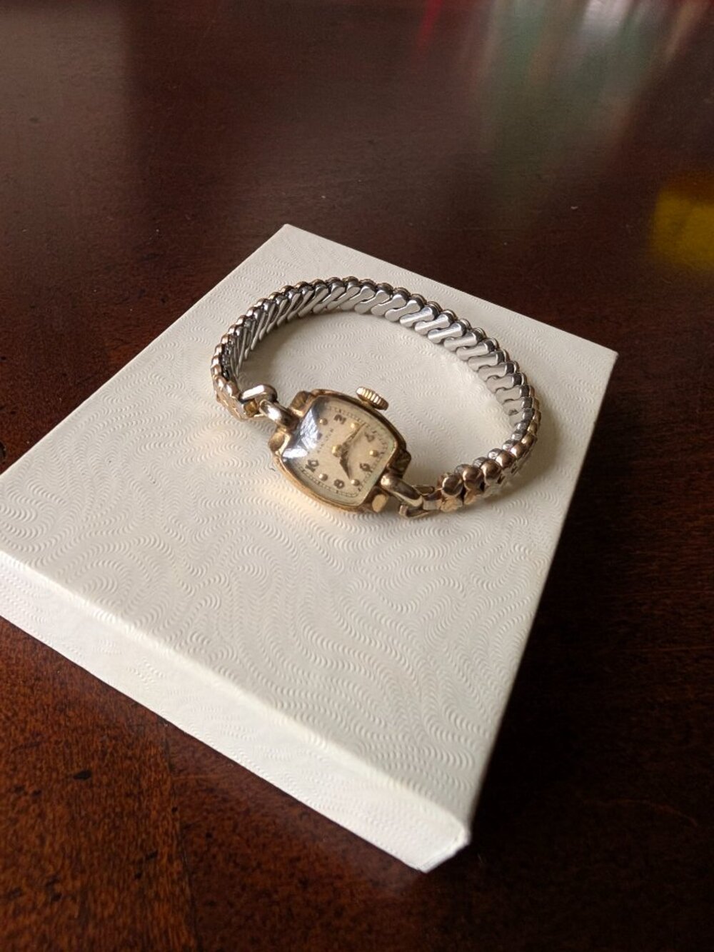 Vintage Hamilton Ladies Watch 14K Gold Filled Art Deco Mechanical Bracelet - Picture 8 of 16